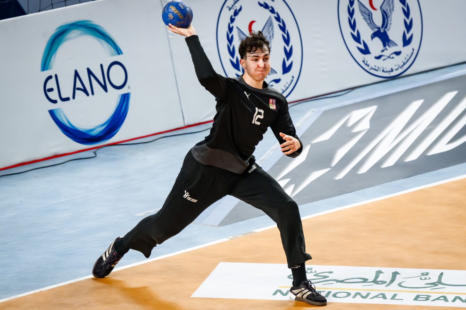 Czechia vs. USA, IHF Men's Youth (U18) World Championship 2025, Cairo, Egypt, 09.08.2025, Mandatory Credit © Sasa Pahic Szabo / kolektiff